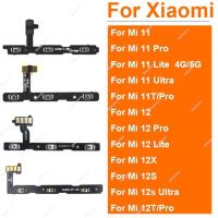 ปุ่มปรับระดับเสียง FLEX CABLE สำหรับ Xiaomi Mi 11 11T 12 12T Pro 12X Mi 11 12 Lite mi 11 12S Ultra Power ด้านข้าง FLEX CABLE อะไหล่-hdfssaa