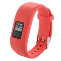 สำหรับสายนาฬิกาข้อมือซิลิโคน Garmin Vivofit 3สมาร์ทวอท์ชความยาว: ประมาณ24.2ซม. (สีดำ)