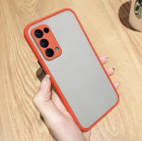 [พร้อมส่งจากไทย] Case OPPO Reno5 เคสออฟโป้ oppo reno5 เคสกันกระแทก เคสเลนต์กล้อง ขอบสีหลังด้าน เคส Oppo Reno 5