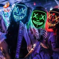 ฮาโลวีน halloween accessories XUECHUANGYING LED คละสี หมวกคลุมศีรษะ ปีศาจฆ่า ผู้ใหญ่เด็ก อุปกรณ์ประกอบฉากคอสเพลย์ อุปกรณ์เครื่องแต่งกาย ปาร์ตี้ ฮาโลวีน ตกแต่งฮาโลวีน