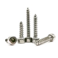 10/20/50/100pcs M2 M2.6 M3 M3.5 M4 M5 M6 304 Stainless Steel Allen Hex Hexagon Socket Cap Head Furniture Wood Self Tapping Screw Fasteners