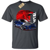 ┋SHUOGUO Gtr R34 Men T Shirt Godzilla Gift MenS T-Shirts Plus Size Clic Sportwear FatherS Day Birthday Cool Gift