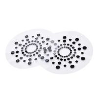 1 Pair Self Adhesive Sexy Products Nipple Cover Stickers Chest Pastie Breast Bras Rhinestone Nipple Accessories Padding