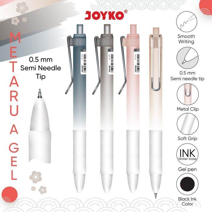 Gel Pen Pulpen Pena Joyko GP370 Metaru A Gel 0.5 mm Lazada Indonesia