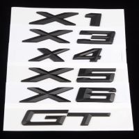 Modification upgrading BMW X series GT series rear back sticker tail logo X1 X3 X5 X6 GT alphanumeric modified trunk badge yang