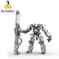 Buildmoc ชุดบล็อกการสร้างหุ่นยนต์ป้องกัน MK17ไททันปืนออกรบทหารเมชาอิฐของเล่นเกมสำหรับเด็กเด็กของขวัญวันเกิด