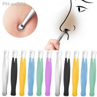 Universal Nose Hair Trimming Tweezers Stainless Steel Eyebrow Nose Hair Cut Manicure Facial Trimming Makeup Scissors Trimmer