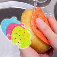 Multi-function Vegetable &amp; Fruit Brush Potato Easy Cleaning Tools Kitchen Home Gadgets Graters  Peelers Slicers