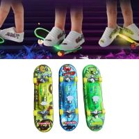 สเก็ตบอร์ดนิ้วมือ Luminous MINI Fingerboard ของเล่นมืออาชีพสเก็ต Boarding Deck สำหรับเด็กผู้ใหญ่นิ้วมือกีฬาของเล่น-fkldqyfiopgjf