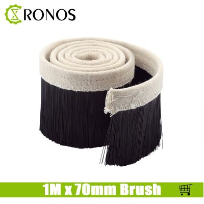 70mm*1M Brush Vacuum Cleaner Engraving Machine Dust Cover For CNC Router For Spindle Motor.