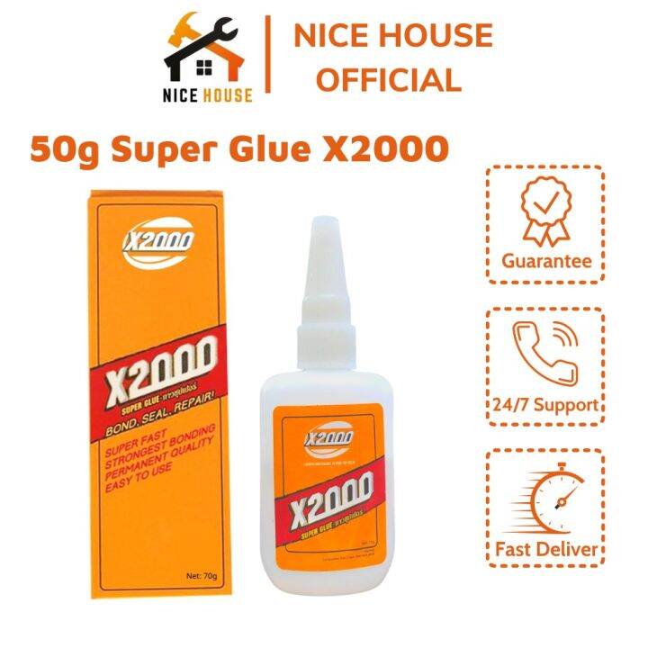Free Gift) Super Glue X2000 Stick All Materials Glass Plastic Glue Adhesive Super Strong Liquid