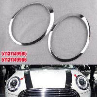 Front Chrome Headlight Trim Ring for BMW Mini Cooper R56 R55 R57 R58 R59 2007-2015 Chrome Eyebrow Ring Cover