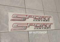 BP. สติ๊กเกอร์ SPORT EDITION สีอ่อน ติดข้างท้ายกระบะได้ทุกรุ่น ราคาต่อคู่