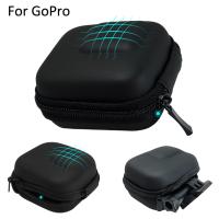 มินิ EVA เคสกระเป๋าป้องกันสำหรับ GoPro Hero 9 8 7 6 5,กล้องกีฬาสีขาวเงินสีดำกล่องเก็บ PU อุปกรณ์เสริมแอคชั่นแคมเมรา Dji Osmo