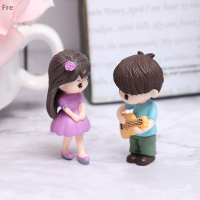 Fre 2pcs สร้างสรรค์เครื่องประดับขนาดเล็กเด็กผู้หญิงกีตาร์ Sweety Lovers ตุ๊กตาคู่