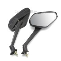 1 Pair 8MM Screw Motorcycle Rear View Mirrors Moto Rearview Mirror Black Motorbike Back Side Mirror Universal Accessories