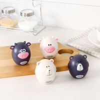 ☇◆ Cute animal model kitchen timer mechanical alarm clock without battery reminders timer 7.8x7.2CM free shipping