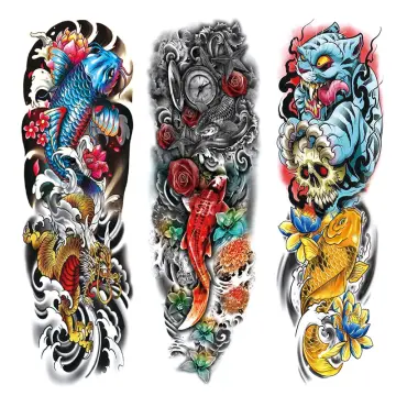 Free Tattoo Designs : KOI fish tattoo design on the arm | Japanese tattoo  designs, Koi fish tattoo, Koi tattoo sleeve