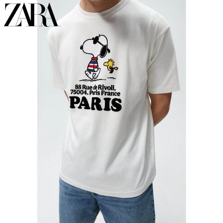 เสื้อยืดแขนสั้นผู้ชายพิมพ์ลาย-zara-nubi-6224420-251