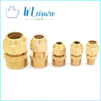 DIDI - HL 1/8 "1/4" 3/8 "1/2" ข้อต่อท่อท่อทองเหลือง F/m ปลอกทองเหลืองทนทาน Coupler เชื่อมต่ออะแดปเตอร์ PU ท่อ PE