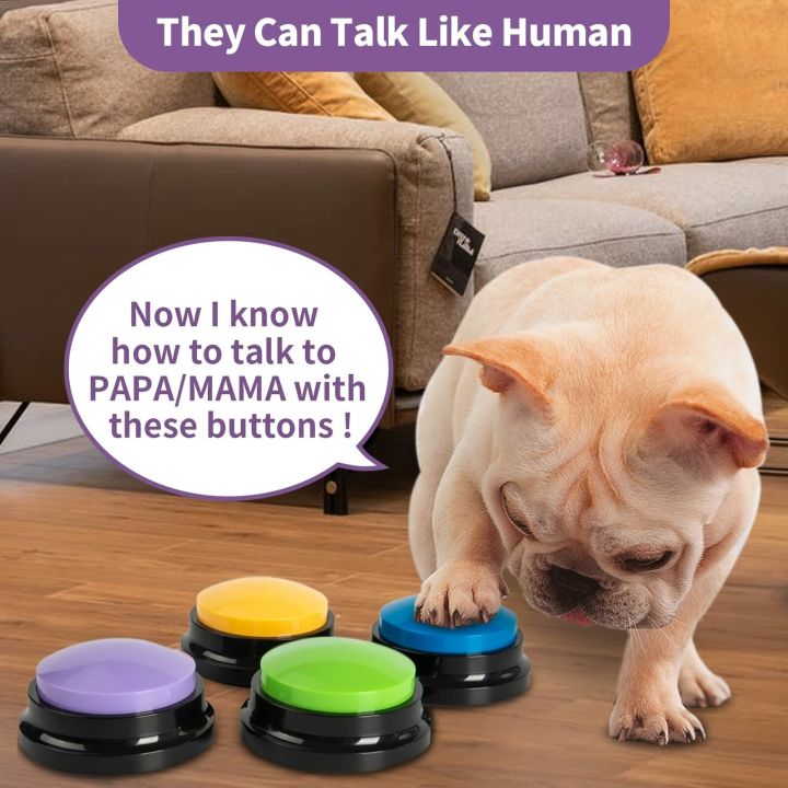 pet-training-pet-talk-button-เครื่องบันทึกเสียง-dog-toy-sounder-pet-communication-squeeze-box