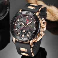 ZZOOI 2022 LIGE Luxury Mens Watches Original Case Large Dial Watch Men Business Wristwatch Sports Watch for Men Relogio Masculino+Box