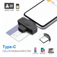 CSCR3 Smart Card Reader Type-C Bank Tax Declaration SIM Card/IC Card ID Card Reader