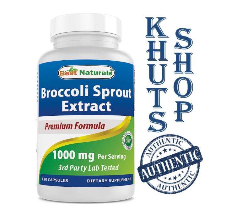 Broccoli Sprouts Extract 1000 mg 120 Capsules, Immunity Support, Best ...