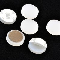 15pcs 30mmx5mm White Self Adhesive Soft Anti Slip Bumpers Silicone Rubber Feet Pads Furniture Great Silica Gel Shock Absorber