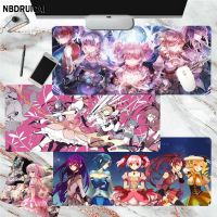 Madoka Magica Custom Skin Rubber PC แผ่นรองเมาส์เกมมิ่งขนาดสำหรับแล็ปท็อปเกมมิ่ง CSGO ขนาดใหญ่