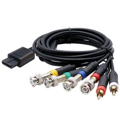 RGB/RGBS Cable for N64 SFC SNES NGC Video Consoles Composite Cable with Strong Stability