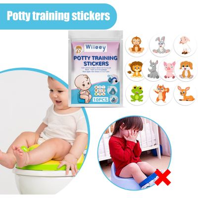[COD] wiieey potty training stickers cartoon personality paper childrens urinal pee auxiliary