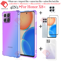 (4 in 1)Cases For Honor x8 2022 คสโทรศัพท์,เคส , ฟิล์มกระจก ฟิล์มกันรอยโทรศัพท์ ฟิล์ม ฟิล์มกล้อง ฟิมล์กล้อง ฟิล์มติดกล้อง ฟิล์มหลัง ฟิมหลัง