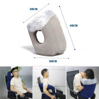 Portable Air Inflatable Travelling Pillow For Plane Car Rest Sleeping Head Pillow Soft Foldable Blow Travel Neck Pillows