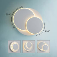 24W LED Wall Lamps 350 Degree Rotation Bedroom Bedside Reading Wall Lights Indoor Living Room Corridor Ho Lighting Decoration