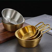 【YF】❈✈☢  304 Korean Cuisine Bowl Tableware Snacks Rice Wine Bowls with Handle Sauce Seasoning Dish Food