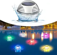 ஐ RGB Solar Powered Underwater Light LED Floating Swimming Pool Light IP65 Waterproof Water Drift Lamp For Pond Pool Decoration