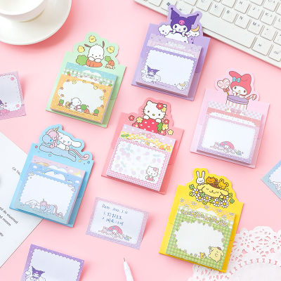 90 หน้า Kawaii การ์ตูนญี่ปุ่น MeMO Pad นักเรียนเครื่องเขียน Sticky Notes แบบพกพา Notepad อุปกรณ์สำนักงานโรงเรียนของขวัญ-Yrrey