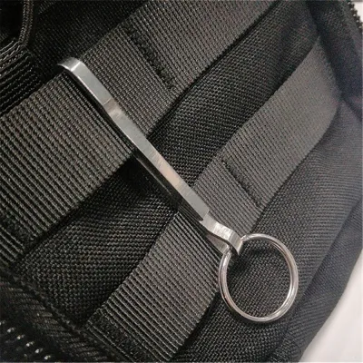 Keys Tools Bag Pendant Portable Keychain EDC Keys Tools Pocket Suspension Clip Stainless Steel Keychain