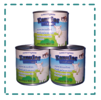 12กระป๋อง Kanulac Goat Milk น้ำนมแพะแท้ 100% แคลเซียมสูง สำหรับสุนัขและแมว 400 มิลลิลิตร