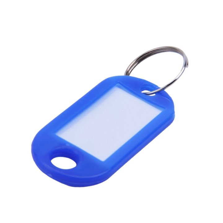 32x-multi-colors-plastic-key-fob-id-tags-luggage-id-labels-with-split-ring-keyring