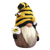 Faceless Doll Bumble Bee Striped Gnome Scandinavian Tomte Nisse Swedish Honey Bee Elves Home Old Man Doll Gifts Toys