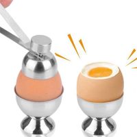 Kitchen Dining Cooking Egg Tools Japanese Stainless Steel Egg Shell Beaters Eggshell Cutter