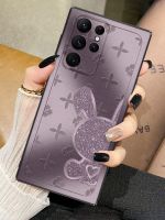 【Ready】? e purple diamond rabbit is sui for s22ultra mle new s22u female model s22 l ckage i-f s22uitra y brand ps ed pro ler protective case