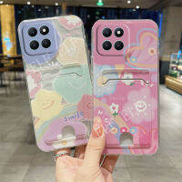 ใหม่ X6A เคสสำหรับ HONOR TPU แบบนิ่ม X9A X8A X7A X9 X8 4G 5G X7 X5 X6บวกกับการ์ดแฟชั่นกระเป๋าลายรอยยิ้มแสงแดดน่ารักเคสโทรศัพท์ซิลิโคน Honor X5 Plus ฝาครอบกันกระแทก Honor X6a 2023