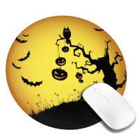 Halloween Bat Round Mouse Pad