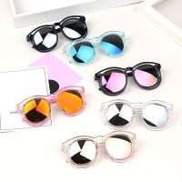 ChildrenS Sunshade Round Frame Sequined Sunglasses Sunglasses Kids Boys Girls Fashion Trendy Baby Cute Anti-Uv Toy Glasses Goggles