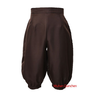 กางเกงสไตล์โคโลเนียลย้อนยุคสะโพกกางเกงเรอเนซองส์ผู้ชาย