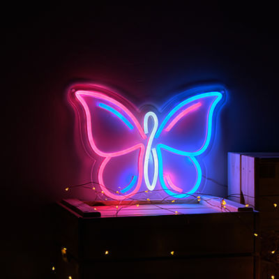 Creative Bar Led Neon Lamp 5V USB Powered Led Signs Rocket Butterfly Game Console Kawaii Room Decor for Bedroom Restaurant Home