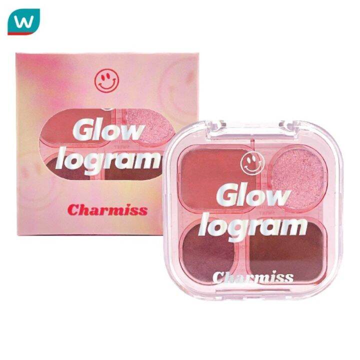 Charmiss ชาร์มิส โกลว์โลแกรม อายแชโดว์ พาเลท 4ก. 01 สวีท โมเม้นท์